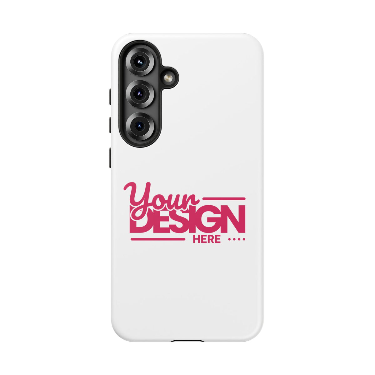 Customizable Tough Phone Case – Personalized Protective Cover with Name or Photo, Shockproof Case for Samsung Phones, Durable Gift Idea