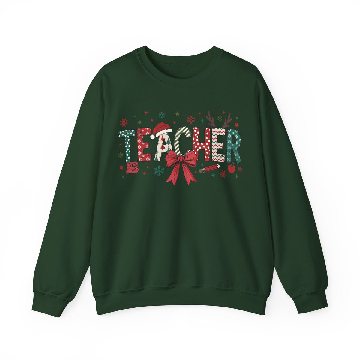 Teacher Christmas Sweatshirt – Funny Holiday Sweatshirt for Teachers