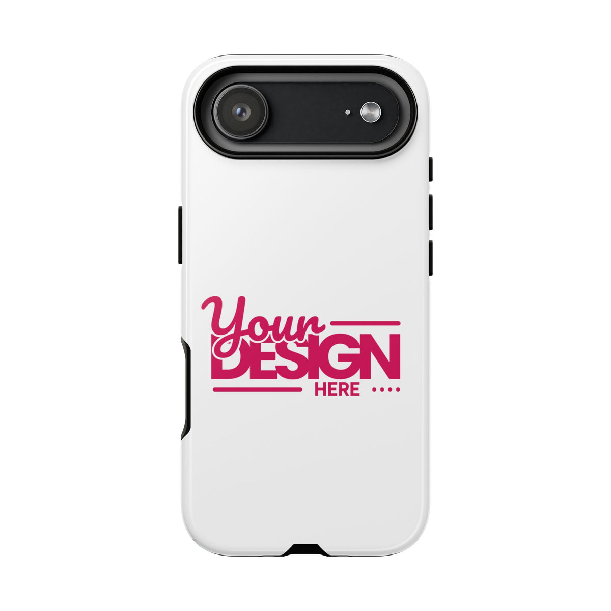 Customizable Tough Phone Case – Personalized Protective Cover with Name or Photo, Shockproof Case for iPhone & Samsung, Durable Gift Idea