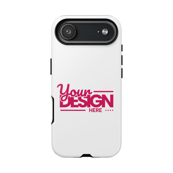 Customizable Tough Phone Case – Personalized Protective Cover with Name or Photo, Shockproof Case for iPhone & Samsung, Durable Gift Idea