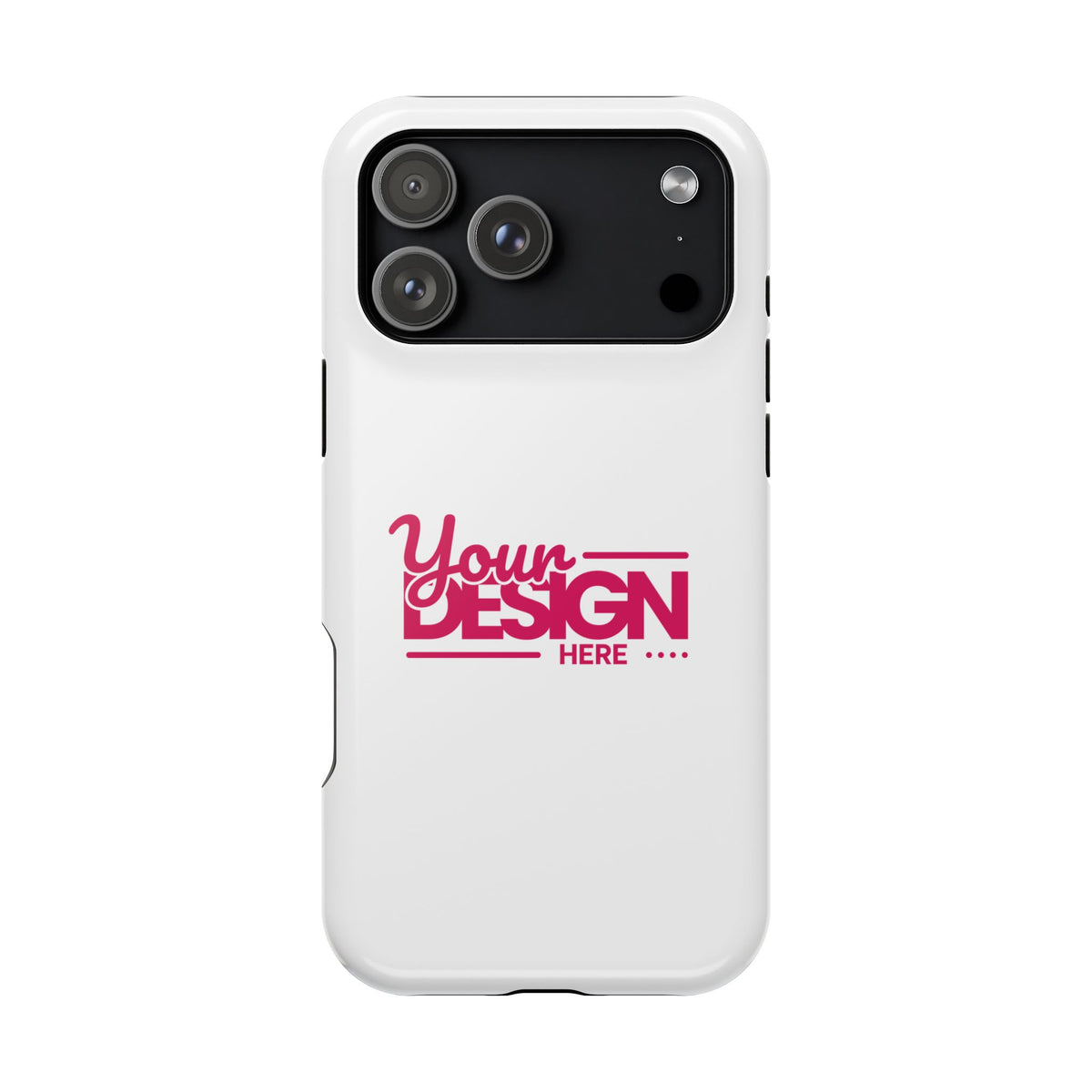 Customizable Impact-Resistant Phone Case – Personalize with Your Design, Durable Shockproof Cover for iPhone