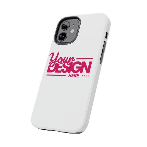 Personalized Tough Phone Case – Custom Name or Photo Protective Cover, Shock-Absorbent Durable Case for iPhone, Unique Gift Idea