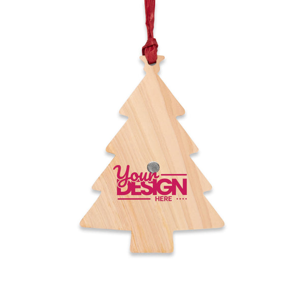 Personalized Wooden Tree Ornaments, Custom Holiday Decor, Unique Christmas Gifts, Festive Home Accents, Eco-friendly Decorations