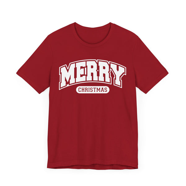 Merry Christmas Graphic Tee – Funny Holiday T-Shirt for Men & Women – Festive Santa Christmas Shirt – Merry Christmas