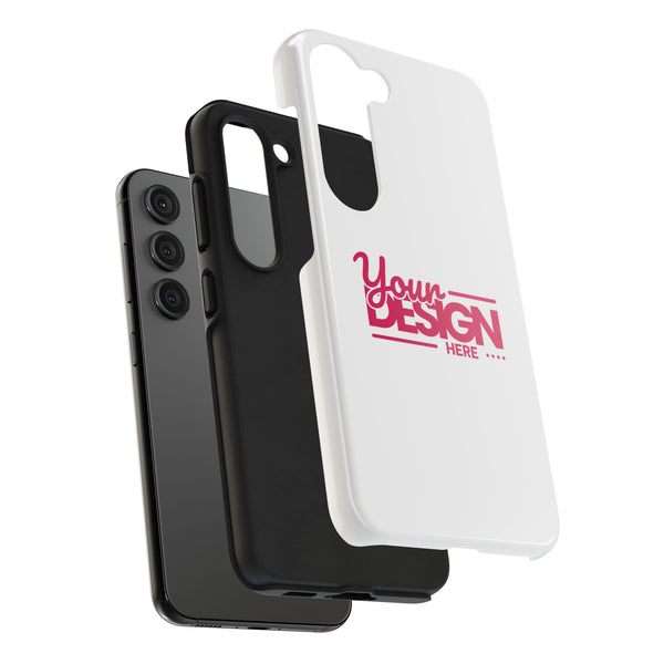 Personalized Tough Phone Case – Custom Name or Photo Protective Cover, Shock-Absorbent Durable Case for iPhone, Unique Gift Idea
