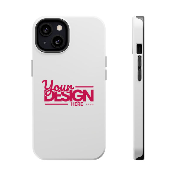 Durable Custom Magnetic Phone Case – Personalized Name or Photo Design, Shockproof Protective Cover for iPhone