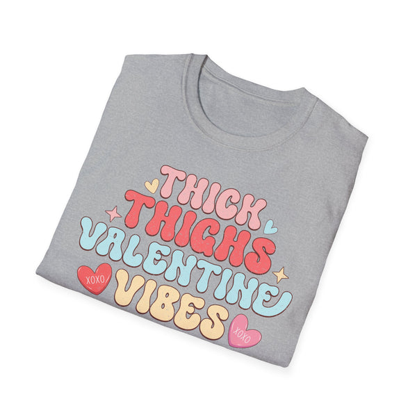 Valentine Vibes  Valentine T-Shirt - Love Shirt - Heart Graphic Valentine's Tee