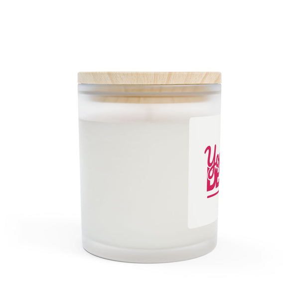 Personalized Frosted Glass Candle - Custom Scented Gift for Home Decor, Aromatherapy, Spa, Party Favors, Weddings