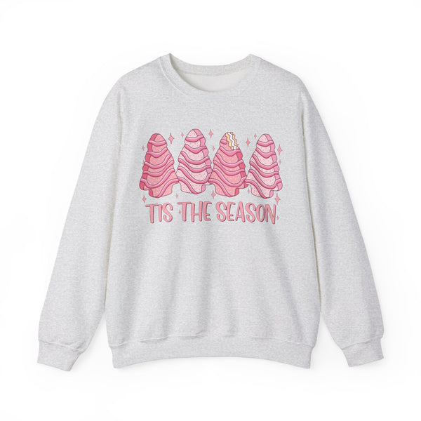 Tis the Season Crewneck Sweatshirt - Whimsical Christmas Tree Christmas Sweater - Holiday Spirit