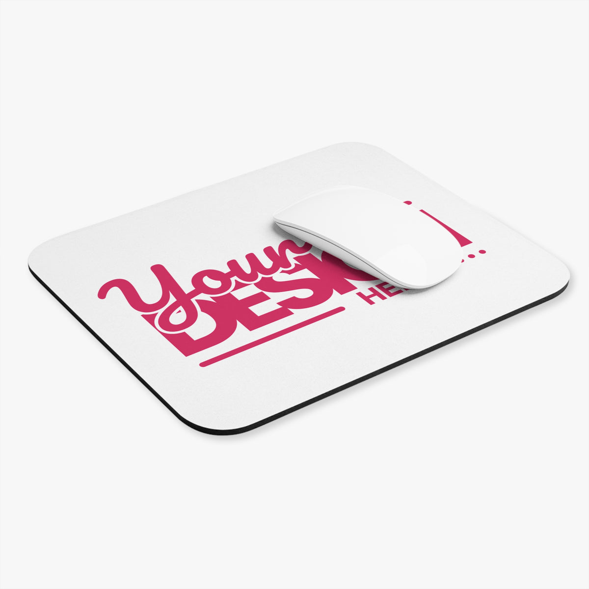 Custom Mouse Pad – Personalized Thin Desk Mat with Full-Front Print, Smooth Surface & Non-Slip Rubber Base for Office or Home Use