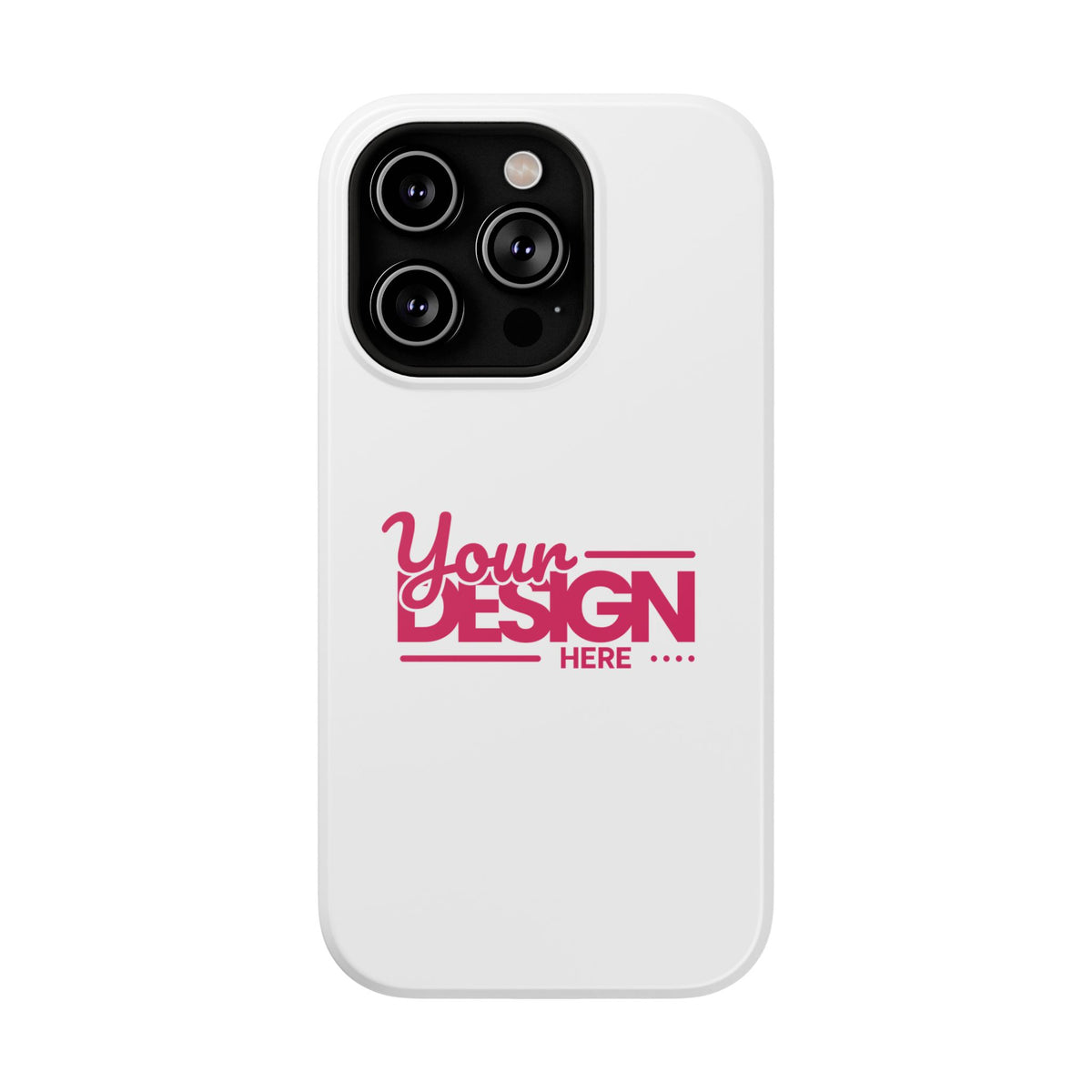 Customizable Impact-Resistant Phone Case – Personalize with Your Design, Durable Shockproof Cover for iPhone