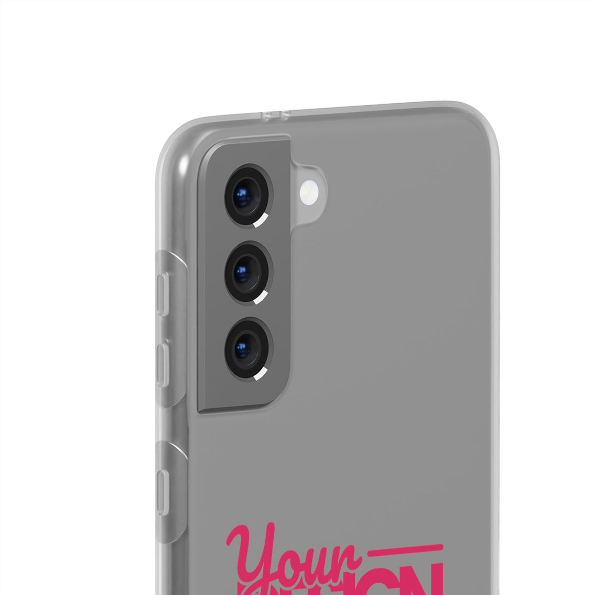 Customizable Flexi Phone Case – Personalize Your Design with Name or Photo, Flexible Protective Cover for Samsung Phones