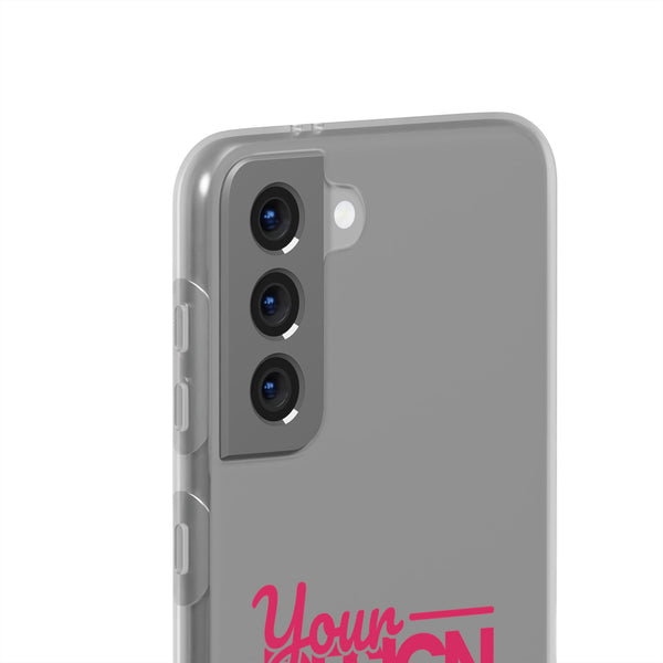 Customizable Flexi Phone Case – Personalize Your Design with Name or Photo, Flexible Protective Cover for Samsung Phones