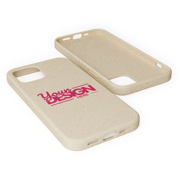 Biodegradable Phone Case – Eco-Friendly Custom Design Cover, Personalized Sustainable Protective Case for iPhone