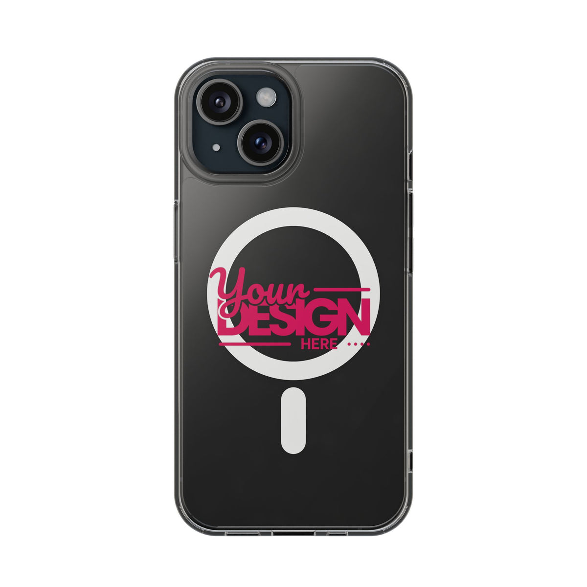 Clear Magnetic Impact Phone Case – MagSafe-Compatible Shockproof Protective Cover for iPhone