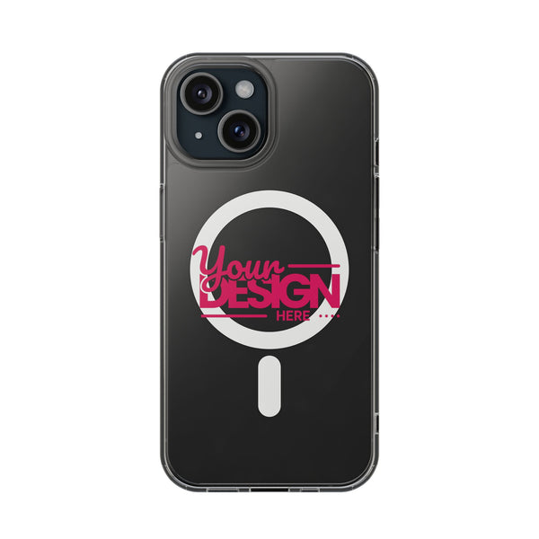 Clear Magnetic Impact Phone Case – MagSafe-Compatible Shockproof Protective Cover for iPhone