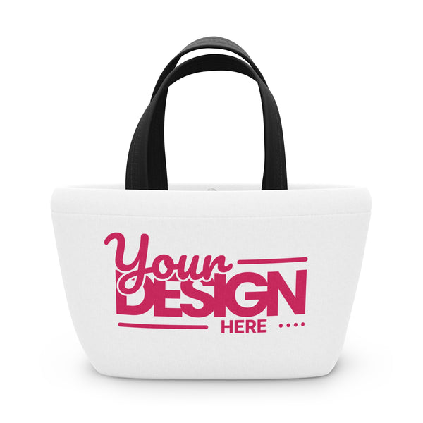 Insulated Lunch Bag – Custom ‘Your Design Here’ Tote for Work, School & Picnics, Personalized Reusable Food Bag