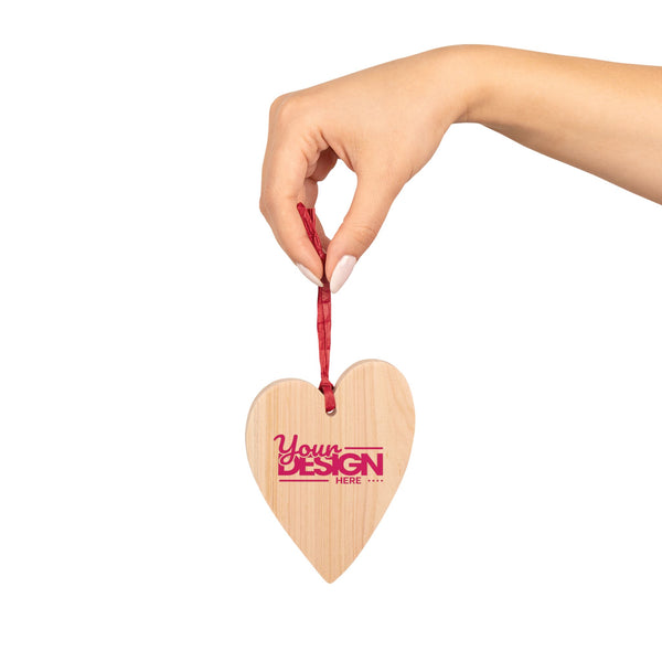 Customizable Wooden Heart Ornaments - Perfect for Weddings, Holidays, Home Decor, Gifts, and Special Occasions