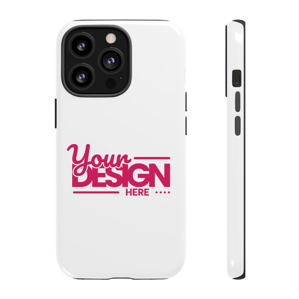 Customizable Tough Phone Case – Personalized Protective Cover with Name or Photo, Shockproof Case for iPhone & Samsung, Durable Gift Idea