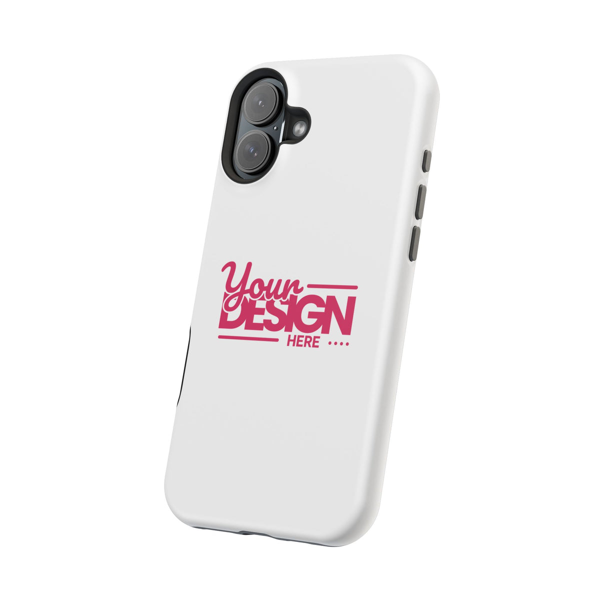 Durable Custom Magnetic Phone Case – Personalized Name or Photo Design, Shockproof Protective Cover for iPhone