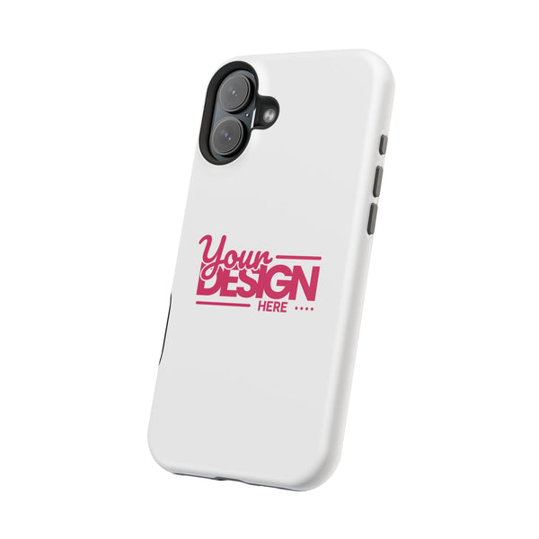 Durable Custom Magnetic Phone Case – Personalized Name or Photo Design, Shockproof Protective Cover for iPhone
