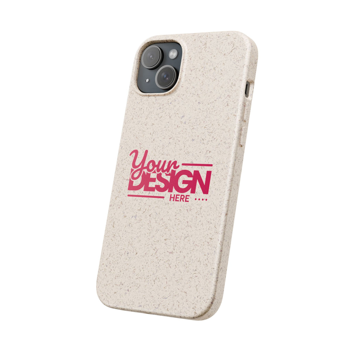 Biodegradable Phone Case – Eco-Friendly Custom Design Cover, Personalized Sustainable Protective Case for iPhone