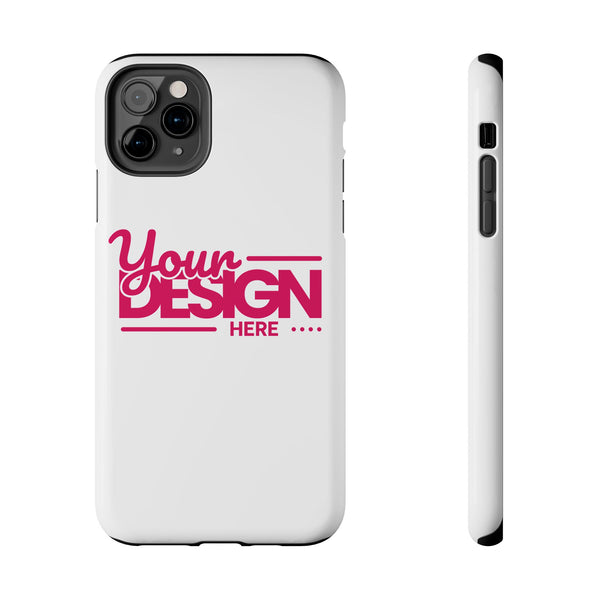 Personalized Tough Phone Case – Custom Name or Photo Protective Cover, Shock-Absorbent Durable Case for iPhone, Unique Gift Idea