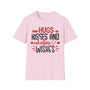 Hugs Valentine T-Shirt - Love Shirt - Heart Graphic Valentine's Tee