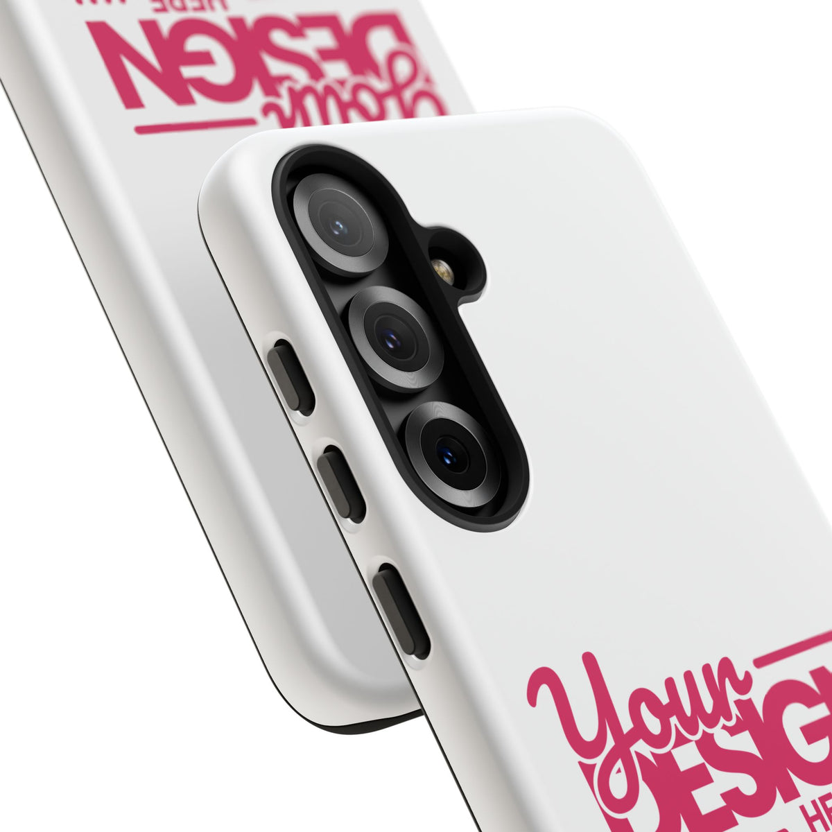 Customizable Tough Phone Case – Personalized Protective Cover with Name or Photo, Shockproof Case for Samsung Phones, Durable Gift Idea