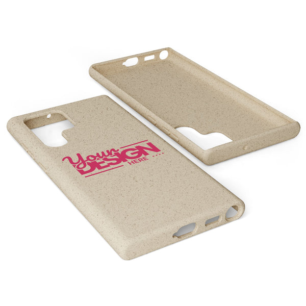 Biodegradable Phone Case – Eco-Friendly Custom Design Cover, Personalized Sustainable Protective Case for Samsung