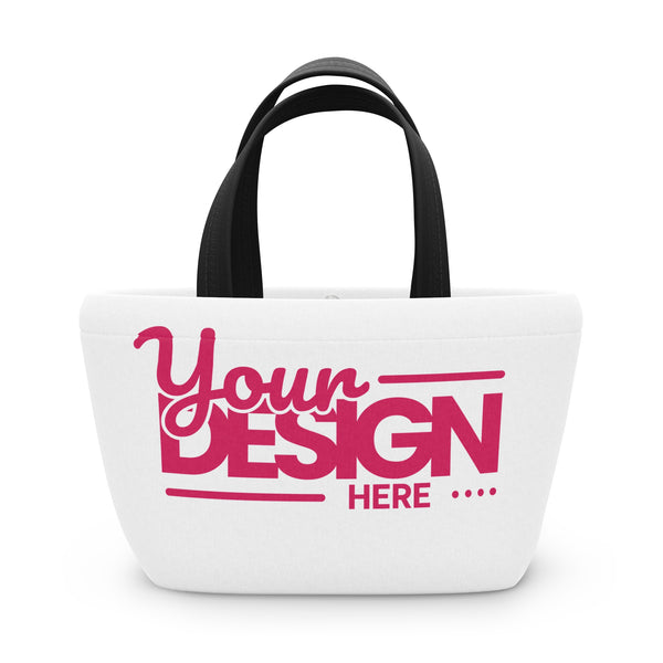 Insulated Lunch Bag – Custom ‘Your Design Here’ Tote for Work, School & Picnics, Personalized Reusable Food Bag