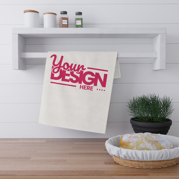 Personalized Cotton Tea Towels - Custom Kitchen Decor, Eco-Friendly Gift, Wedding Registry, Housewarming, Holiday Gift