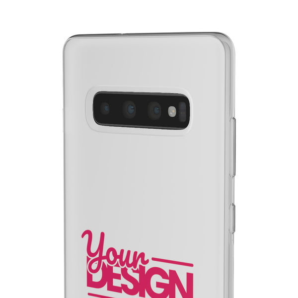 Customizable Flexi Phone Case – Personalize Your Design with Name or Photo, Flexible Protective Cover for Samsung Phones