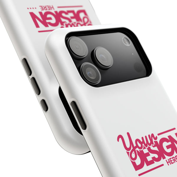 Customizable Impact-Resistant Phone Case – Personalize with Your Design, Durable Shockproof Cover for iPhone
