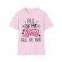 All You Need Is Love Valentine T-Shirt - Love Shirt - Heart Graphic Valentine's Tee