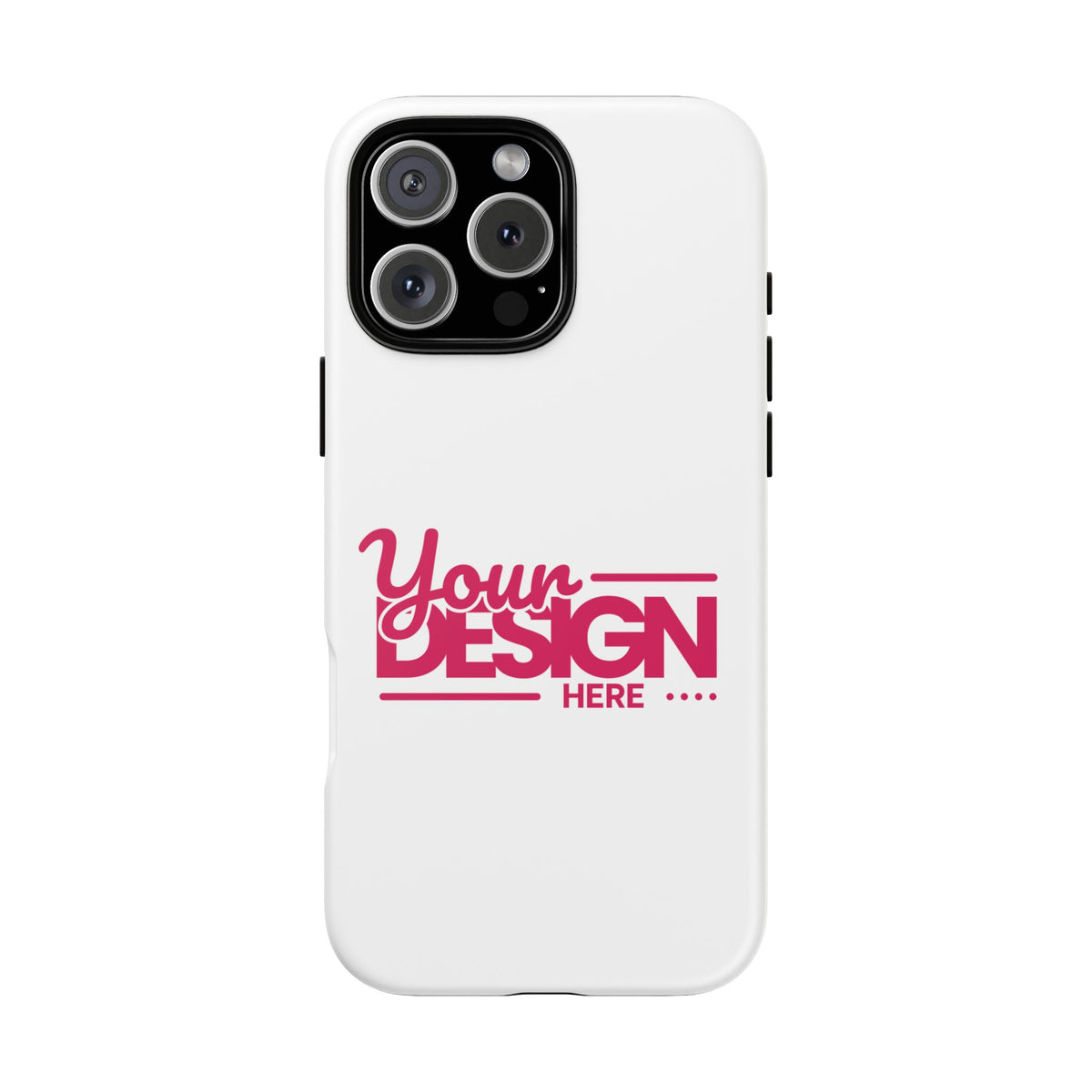 Customizable Tough Phone Case – Personalized Protective Cover with Name or Photo, Shockproof Case for iPhone & Samsung, Durable Gift Idea