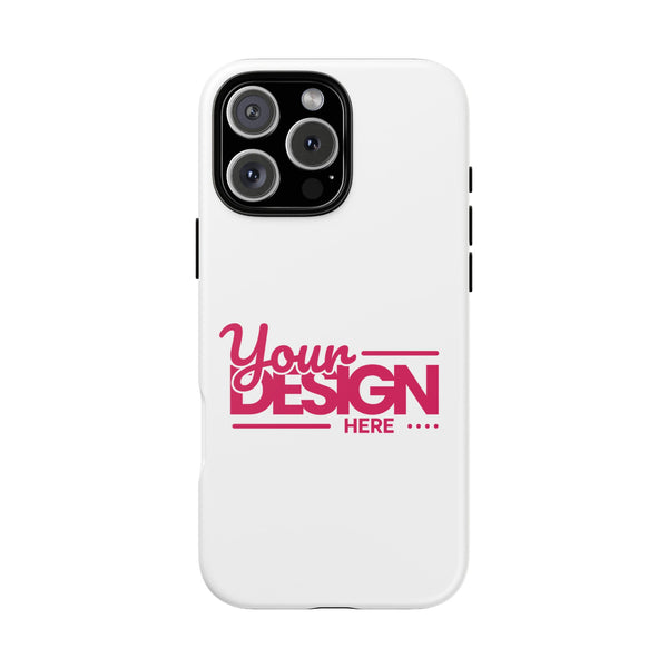 Customizable Tough Phone Case – Personalized Protective Cover with Name or Photo, Shockproof Case for iPhone & Samsung, Durable Gift Idea