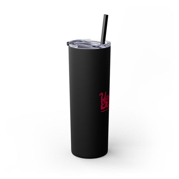 Personalized Skinny Tumbler with Straw, 20oz - Custom Travel Mug, Eco-Friendly Drinkware, Gift for Her, Stylish Hydration, Fun Party Favor