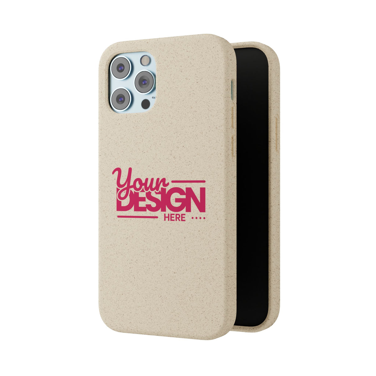 Biodegradable Phone Case – Eco-Friendly Custom Design Cover, Personalized Sustainable Protective Case for iPhone