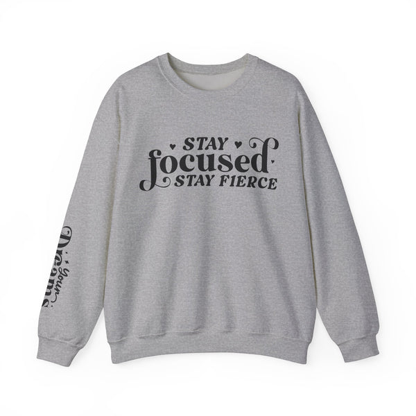 Stay Focused, Stay Fierce - Empowering Motivational T-Shirt for Strong Women