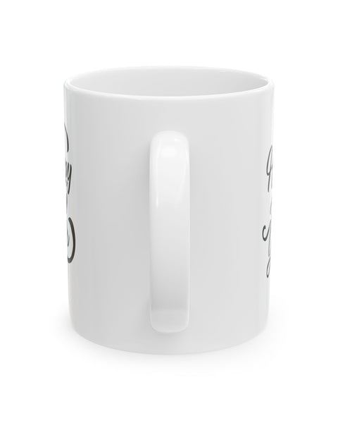 Happy Birthday Mama Ceramic Mug — Handlettered 'Happy Birthday' Coffee Cup (11oz, 15oz)