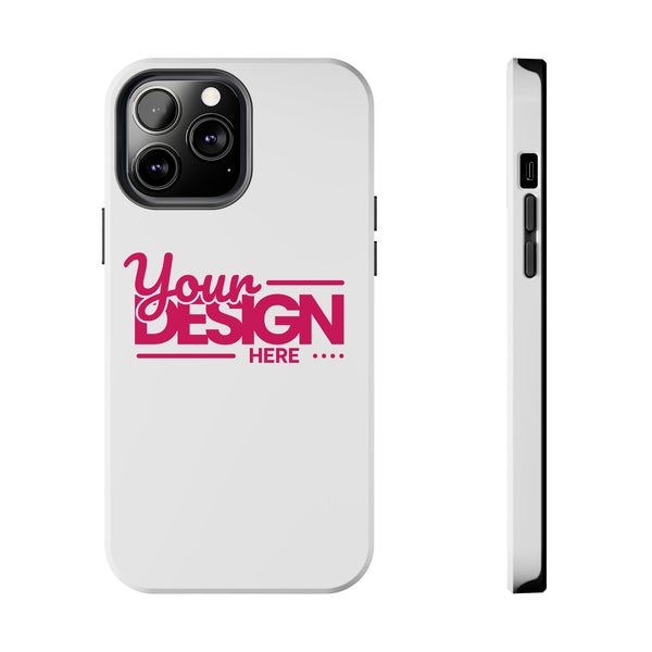 Personalized Tough Phone Case – Custom Name or Photo Protective Cover, Shock-Absorbent Durable Case for iPhone, Unique Gift Idea