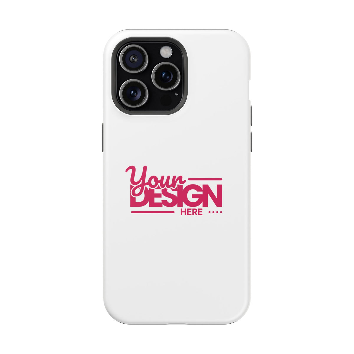Customizable Impact-Resistant Phone Case – Personalize with Your Design, Durable Shockproof Cover for iPhone