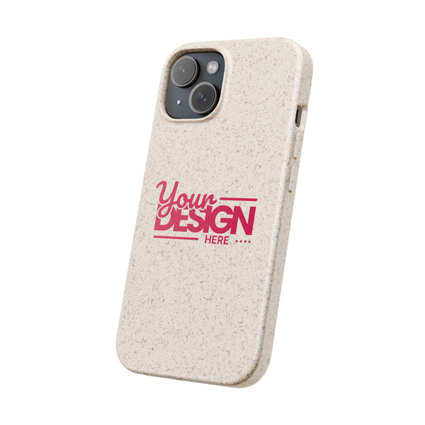Biodegradable Phone Case – Eco-Friendly Custom Design Cover, Personalized Sustainable Protective Case for iPhone