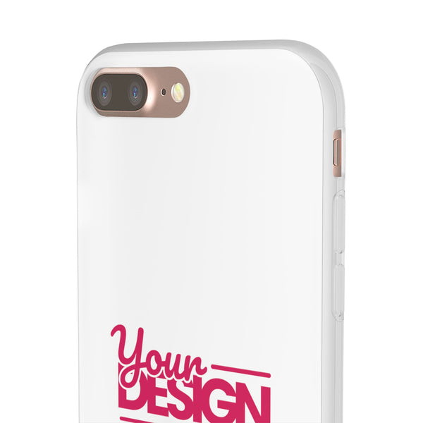 Customizable Flexi Phone Case – Personalize Your Design with Name or Photo, Flexible Protective Cover for iPhone