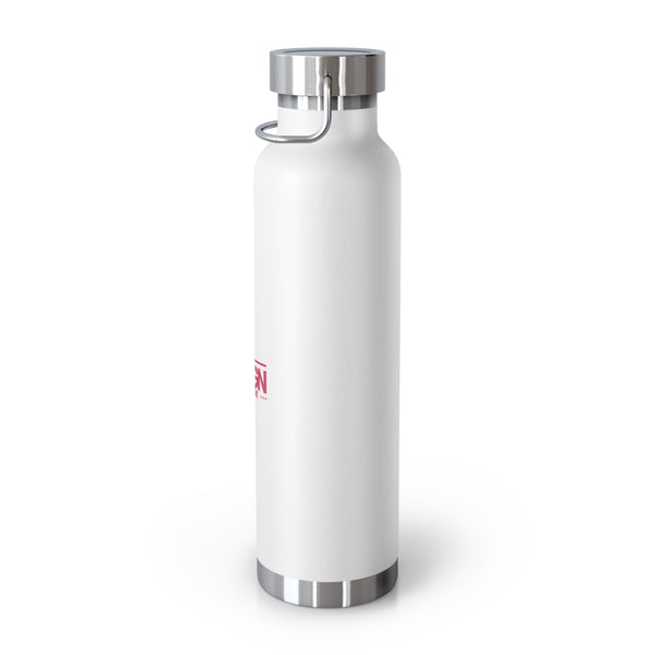 Copper Insulated Water Bottle, Stylish Travel Mug, Eco-Friendly Drinkware, Perfect Gift for Nature Lovers, Summer Hydration Essentials