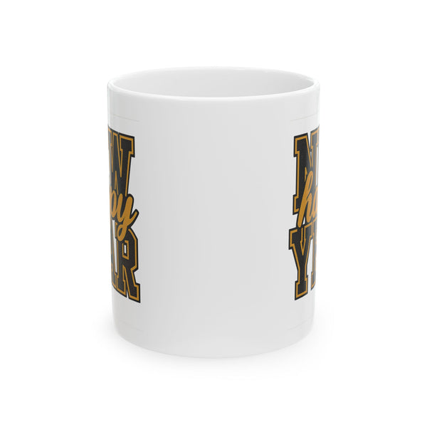 Ceramic Mug — "Now Hiring: Can't Now, Busy" Bold Retro Coffee Cup for Coworkers & New Hires