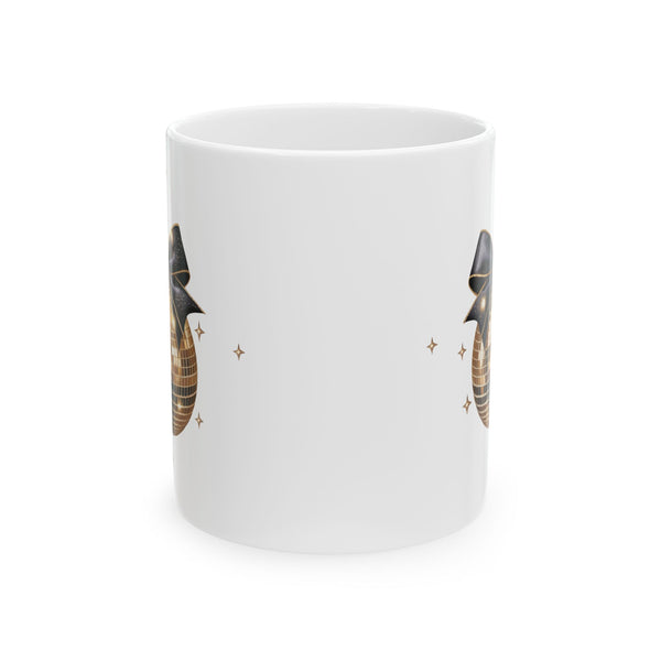 Astrology Cat Ceramic Mug — Retro Constellation Design (11oz, 15oz)