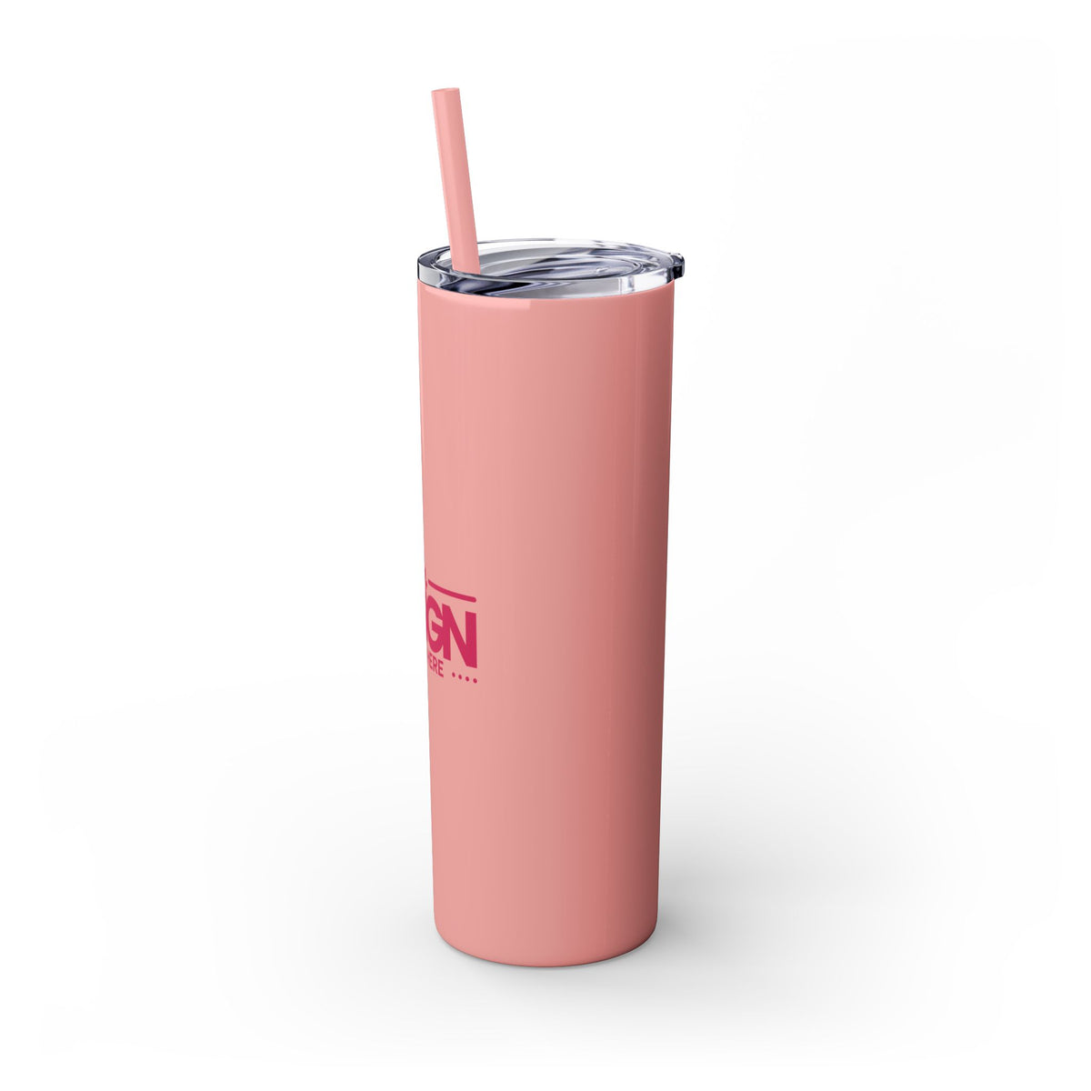 Personalized Skinny Tumbler with Straw, 20oz - Custom Travel Mug, Eco-Friendly Drinkware, Gift for Her, Stylish Hydration, Fun Party Favor