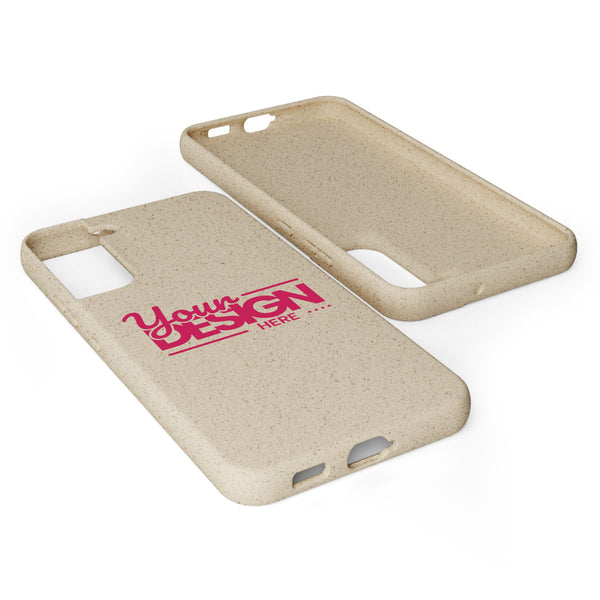 Biodegradable Phone Case – Eco-Friendly Custom Design Cover, Personalized Sustainable Protective Case for Samsung